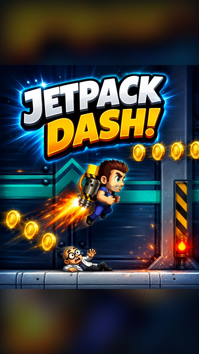 Jetpack Dash game artwork